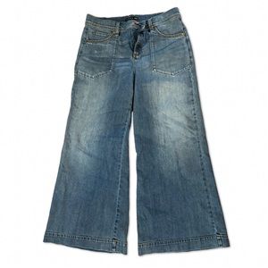 Anthropology Level 99 Crop Wide LegJeans size 29